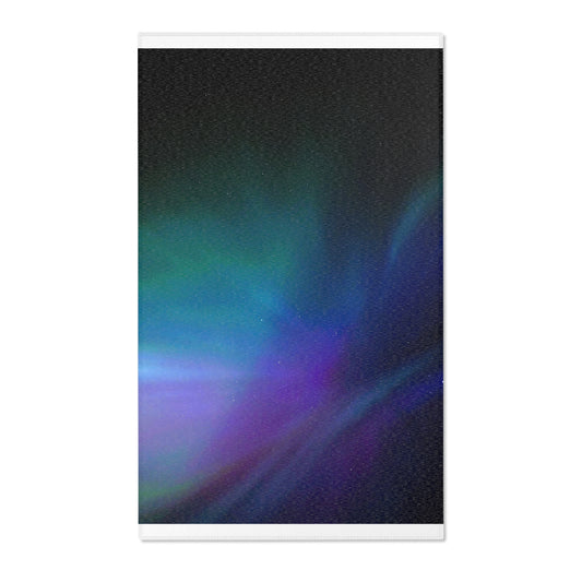 Aurora Gradient Area Rug — Northern Lights Inspired Blue & Purple Accent Rug