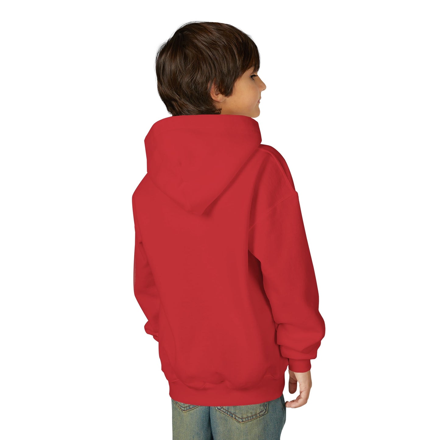Youth Hoodie with Colorful Bear Art — Kids Graphic Animal Pullover