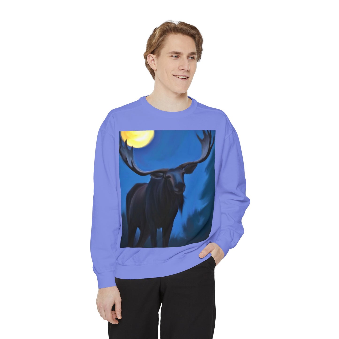Moonlit Moose Sweatshirt