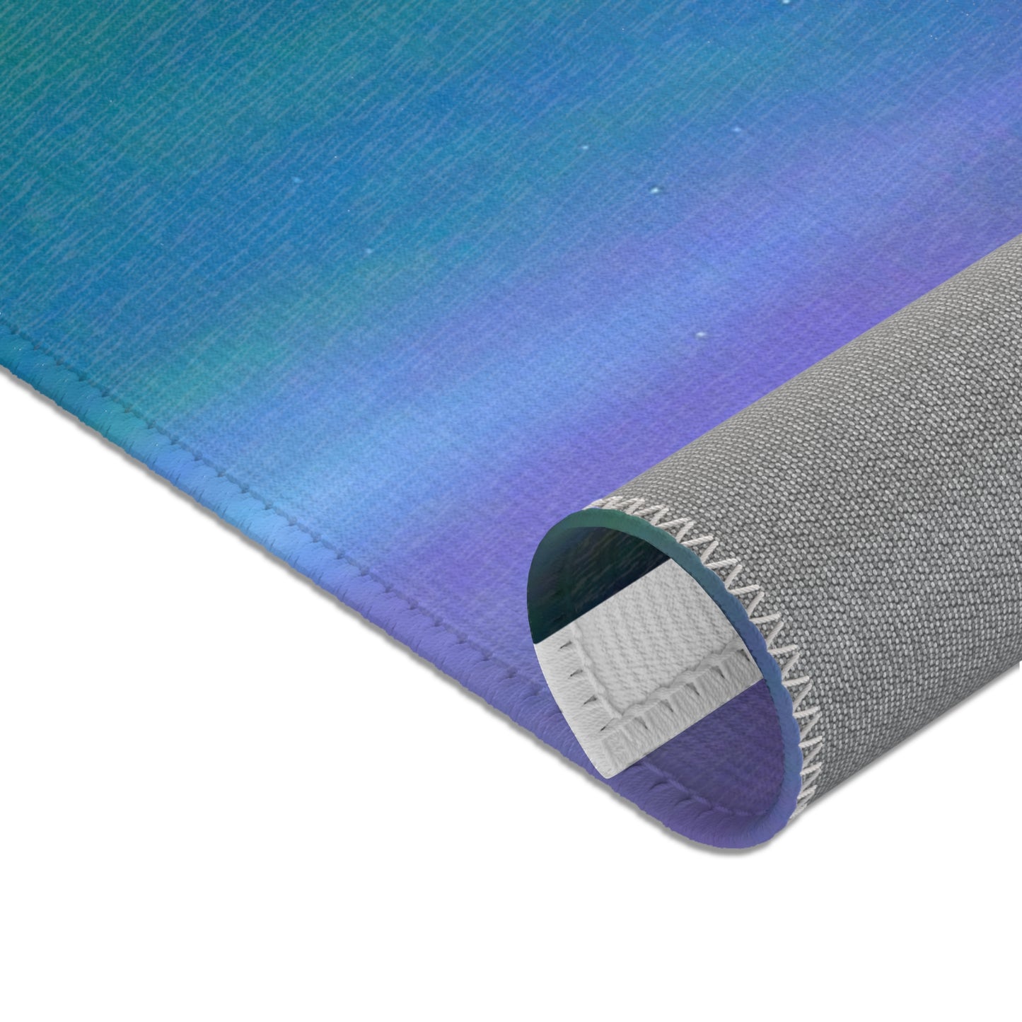 Aurora Gradient Area Rug — Northern Lights Inspired Blue & Purple Accent Rug