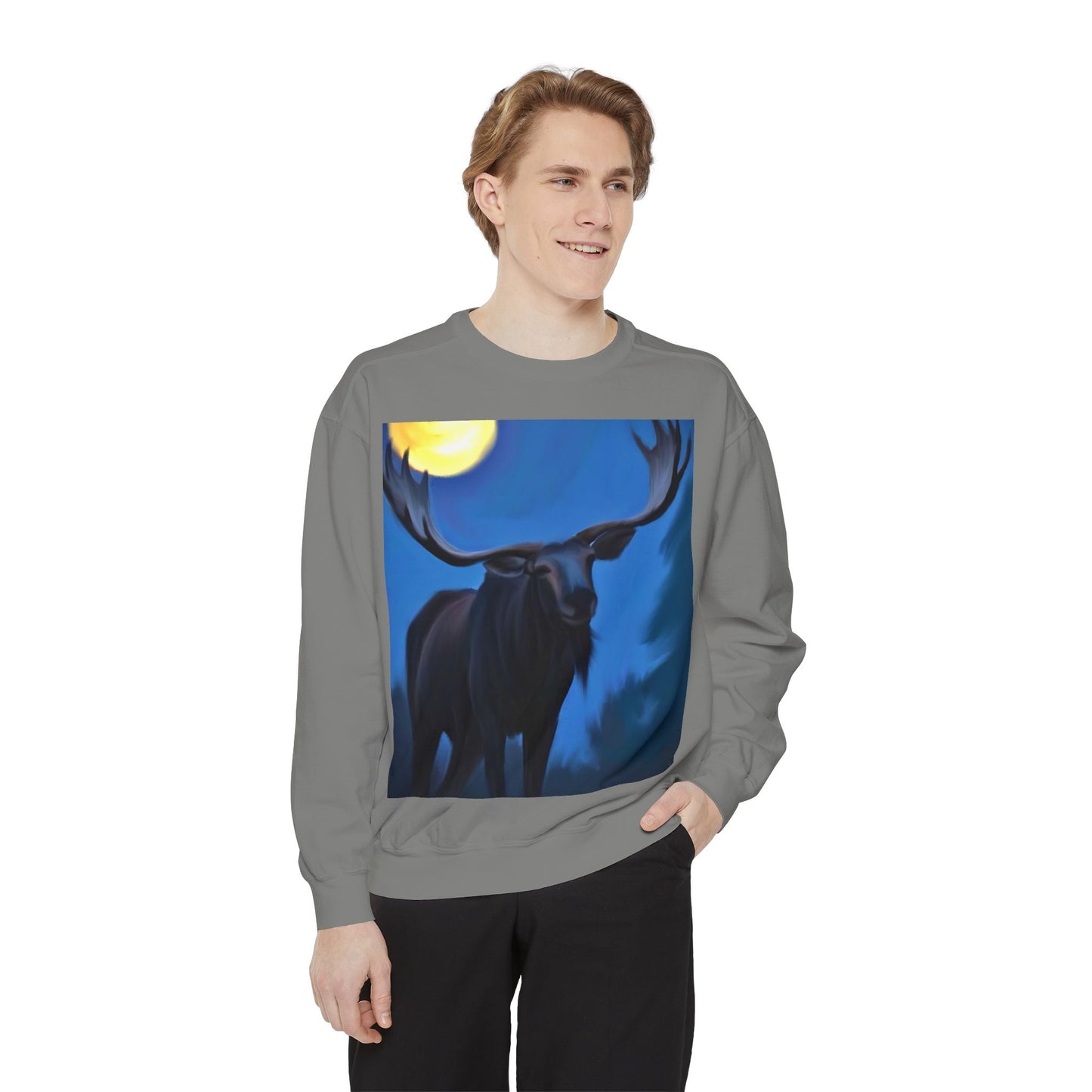 Moonlit Moose Sweatshirt