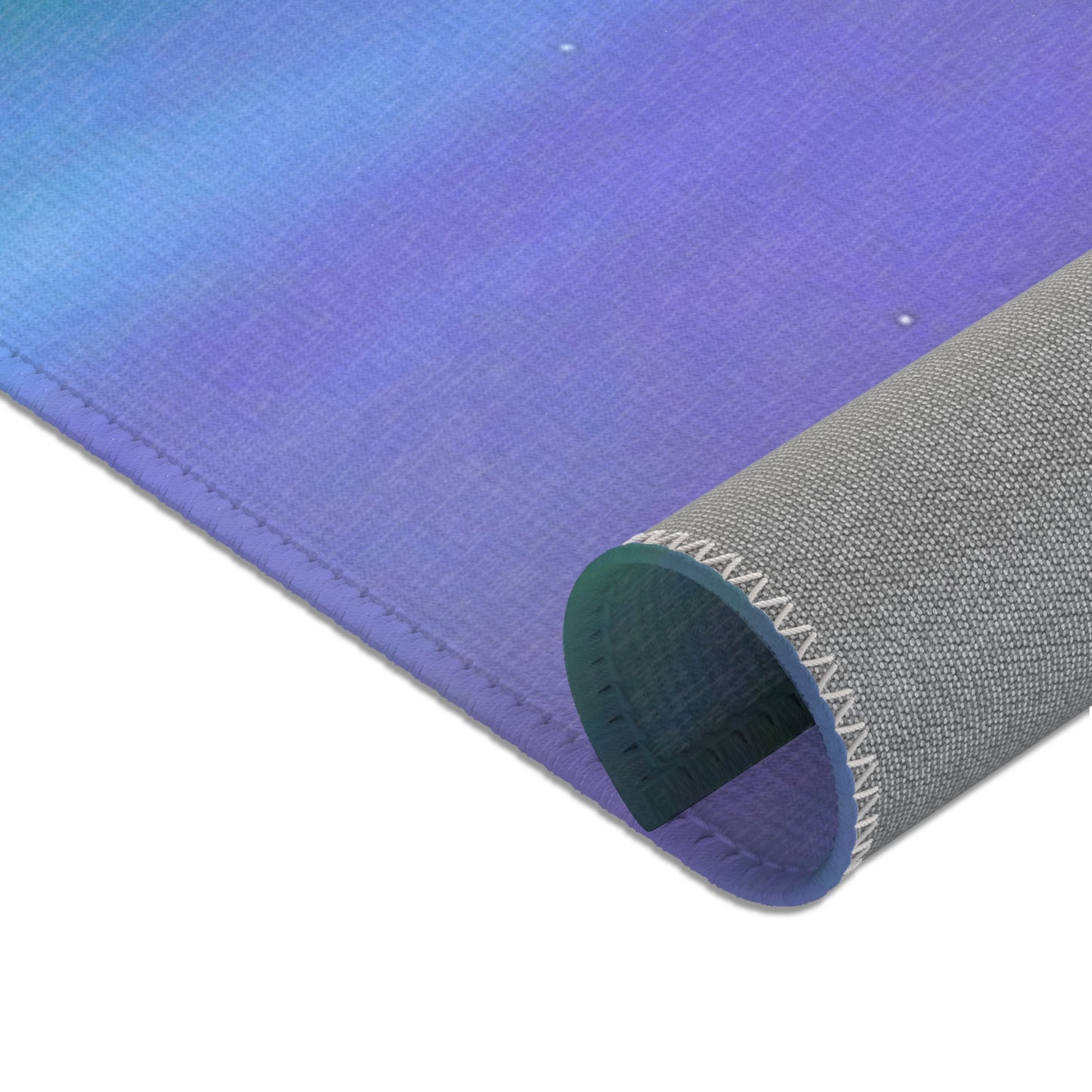 Aurora Gradient Area Rug — Northern Lights Inspired Blue & Purple Accent Rug