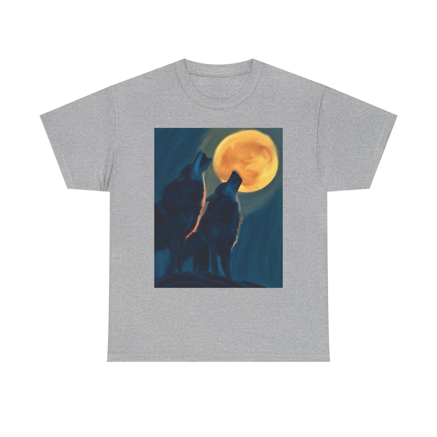 Wolf Moon T-Shirt — Howling Wolves Graphic Tee