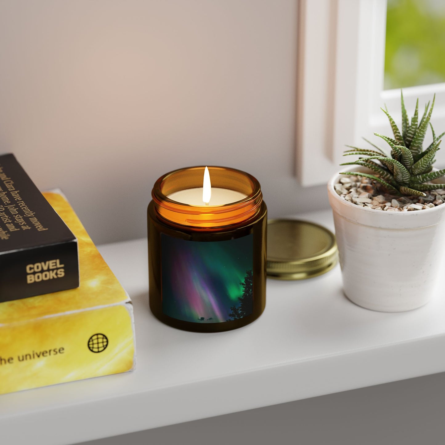Aurora Nights Coconut Apricot Soy Candle (4oz, 9oz)