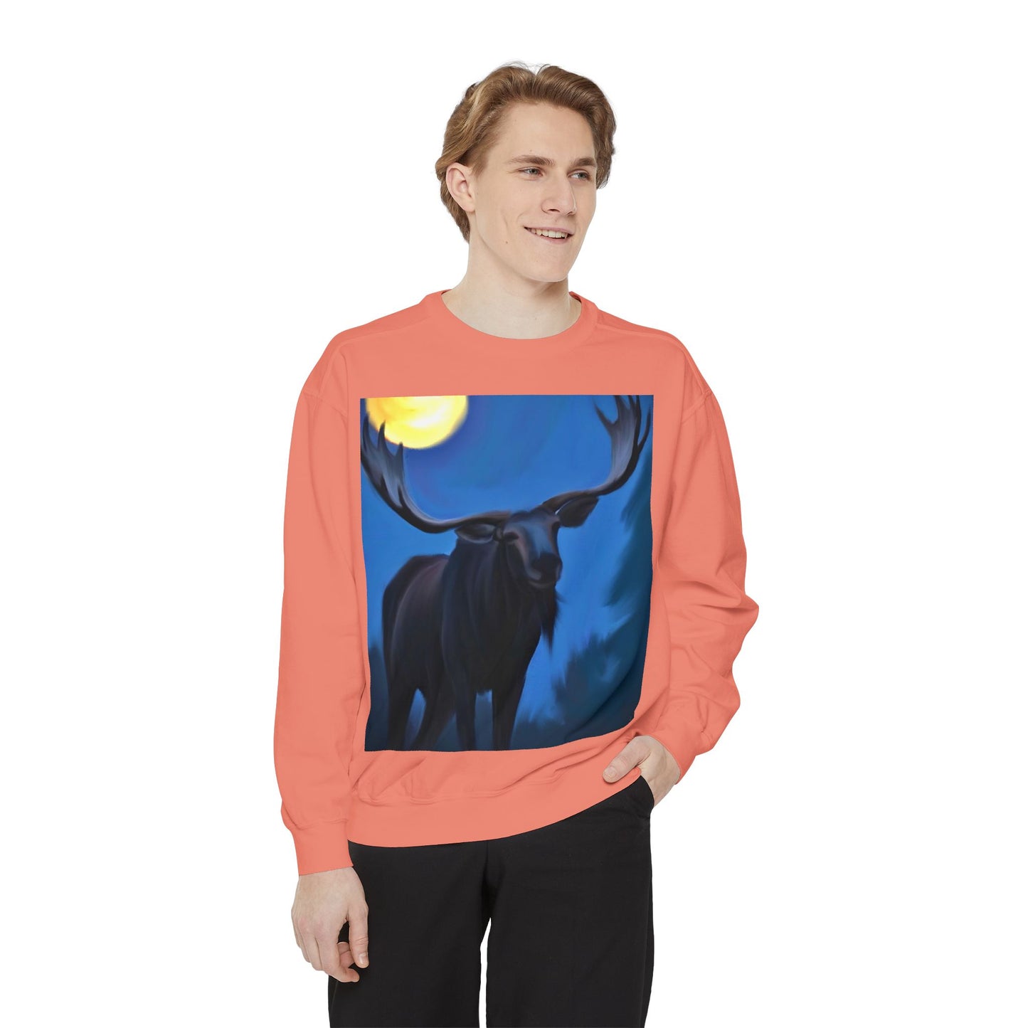 Moonlit Moose Sweatshirt