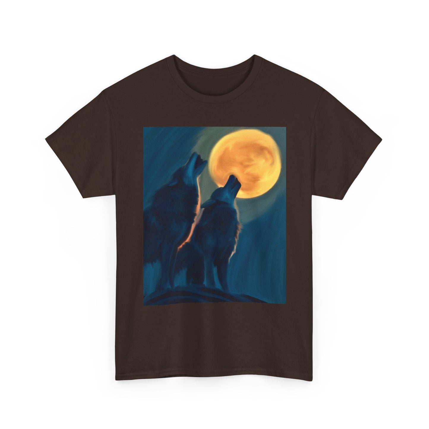 Wolf Moon T-Shirt — Howling Wolves Graphic Tee