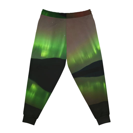 Aurora Nightscape Joggers — Northern Lights Athletic Pants