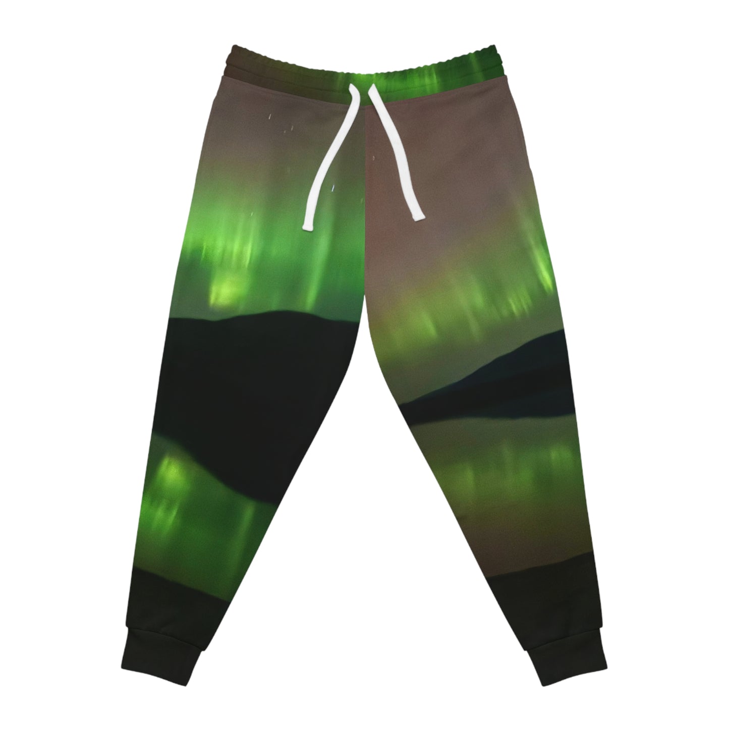 Aurora Nightscape Joggers — Northern Lights Athletic Pants