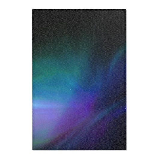 Aurora Gradient Area Rug — Northern Lights Inspired Blue & Purple Accent Rug