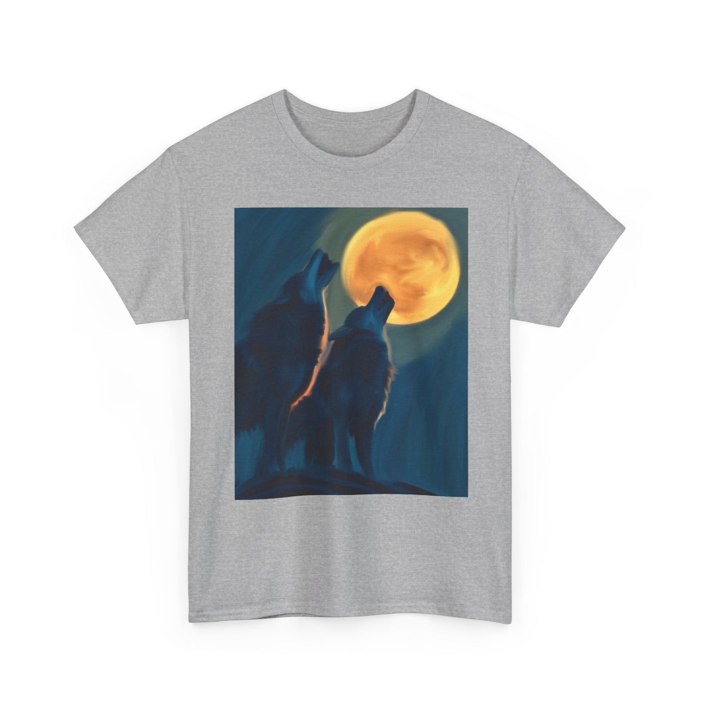 Wolf Moon T-Shirt — Howling Wolves Graphic Tee