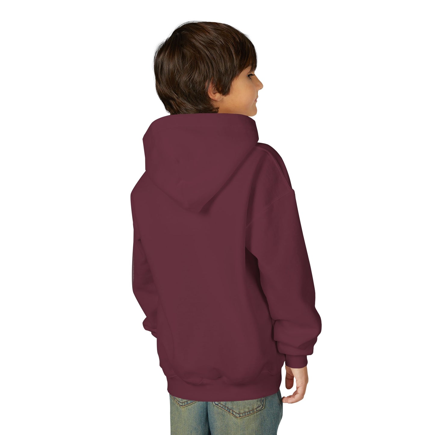 Youth Hoodie with Colorful Bear Art — Kids Graphic Animal Pullover
