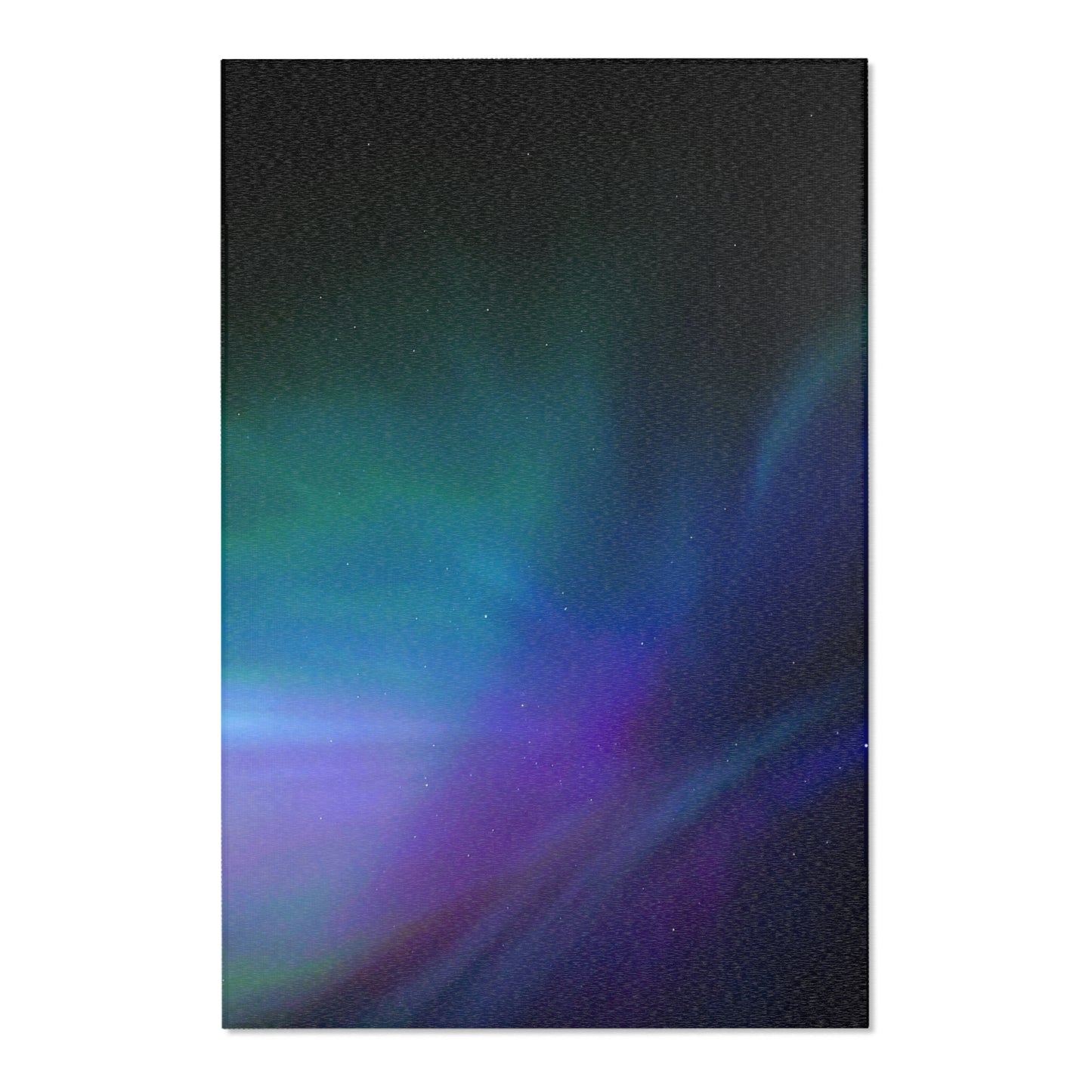 Aurora Gradient Area Rug — Northern Lights Inspired Blue & Purple Accent Rug