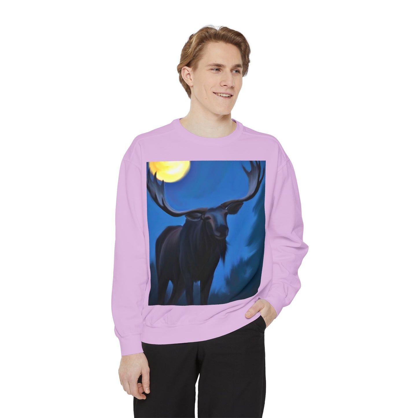 Moonlit Moose Sweatshirt