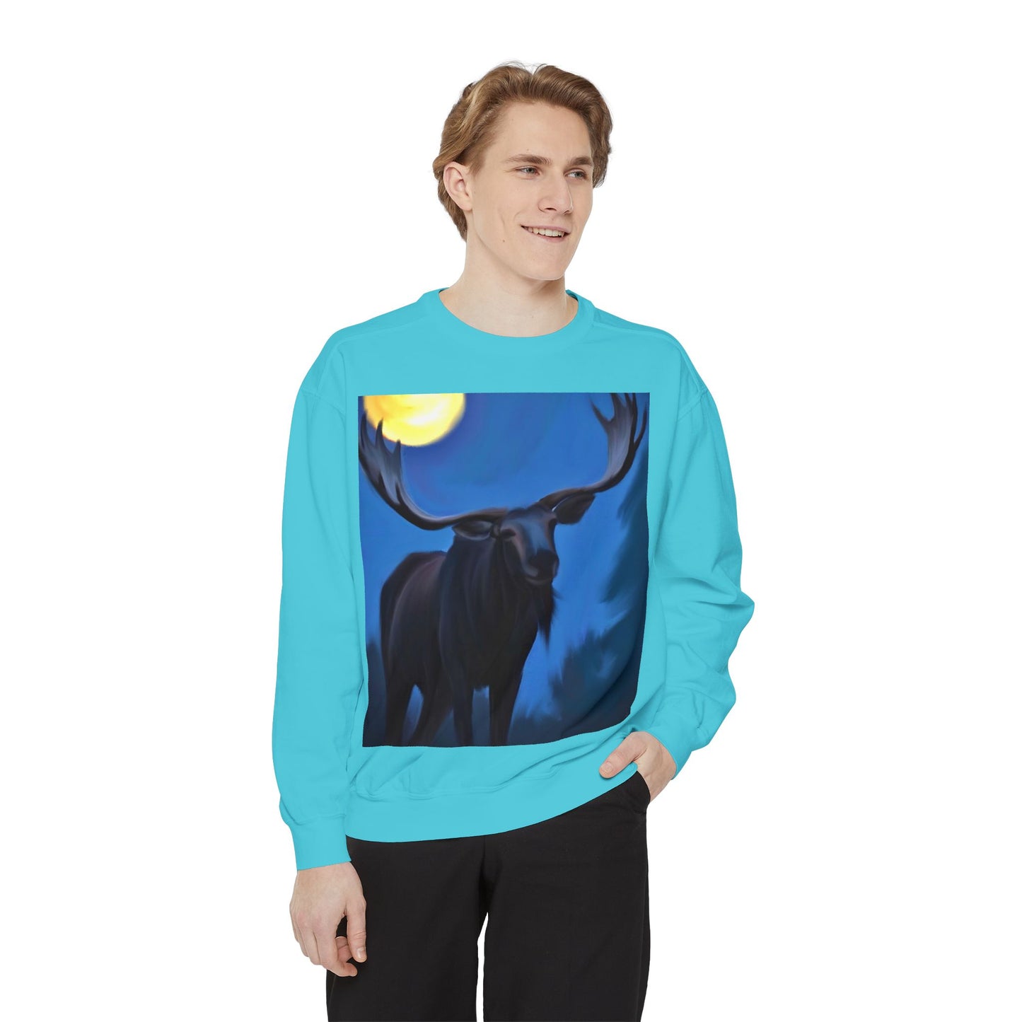 Moonlit Moose Sweatshirt