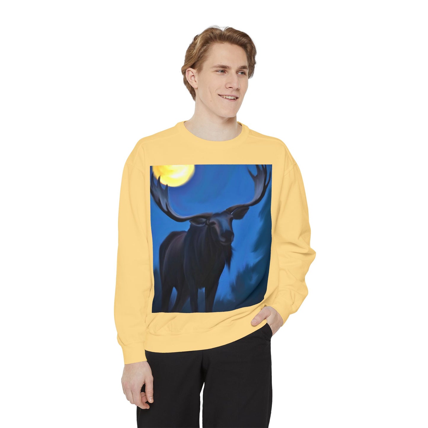Moonlit Moose Sweatshirt