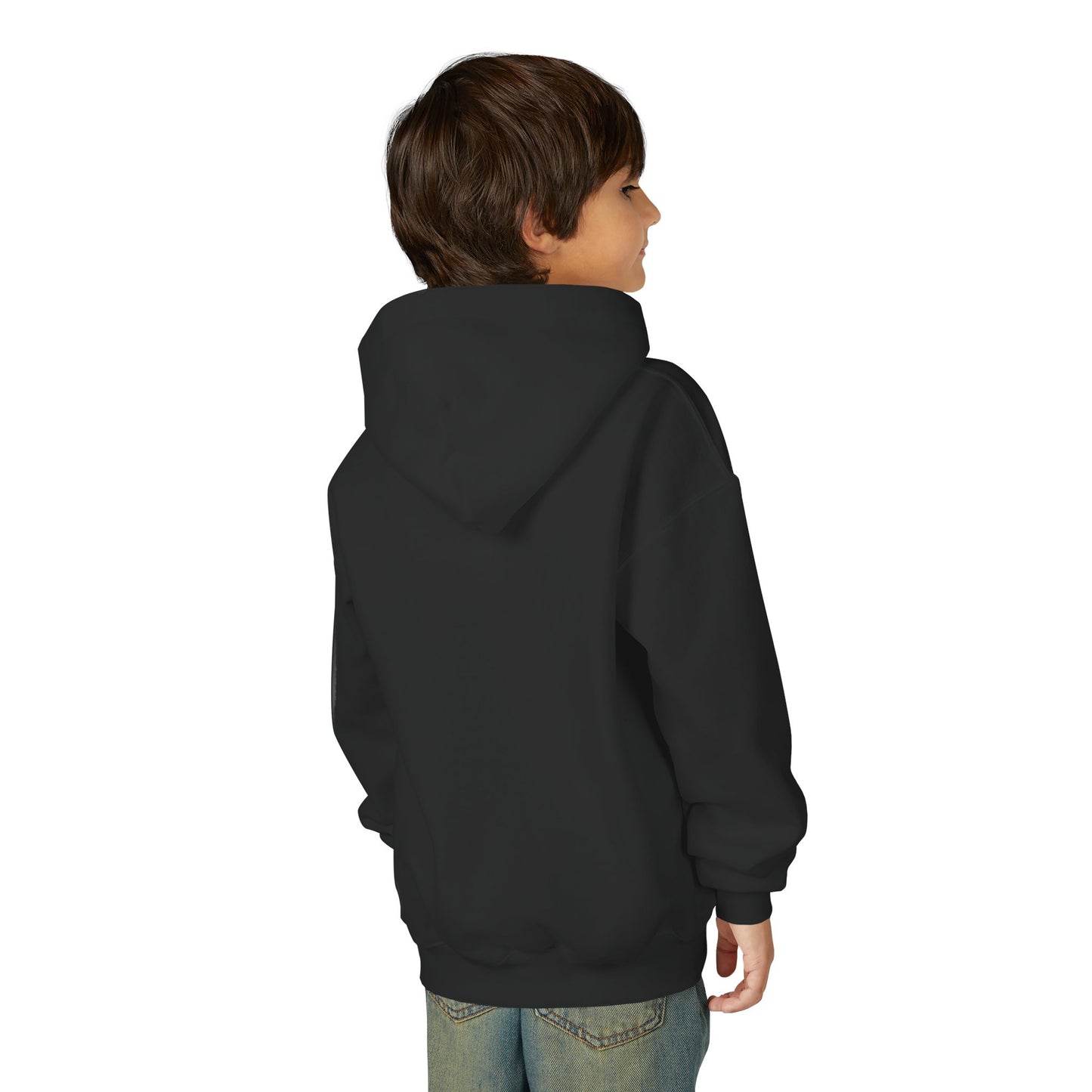 Youth Hoodie — Cute Lion Cub Pack Graphic (Sunset Colors)