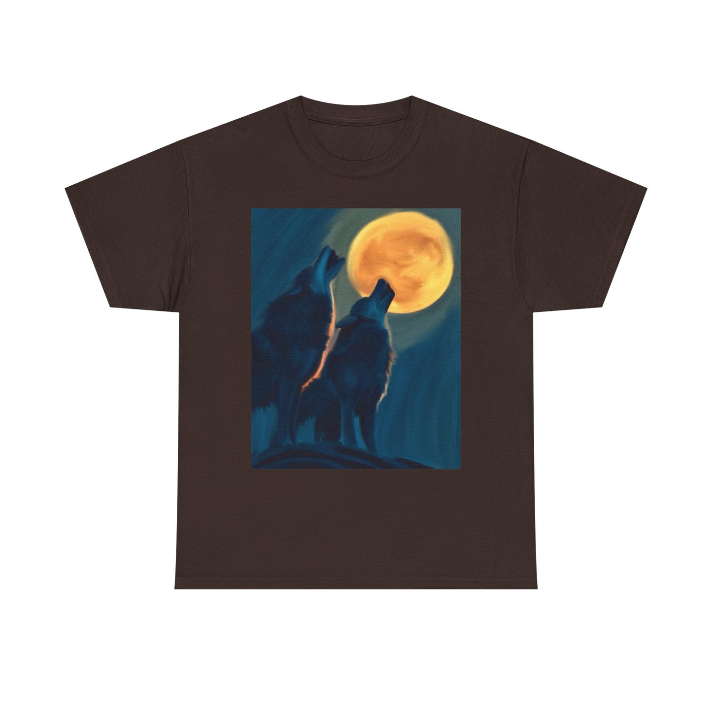 Wolf Moon T-Shirt — Howling Wolves Graphic Tee