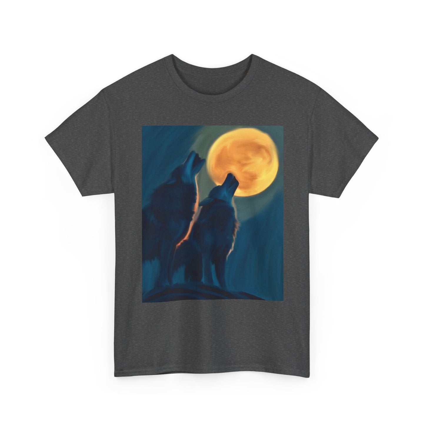 Wolf Moon T-Shirt — Howling Wolves Graphic Tee