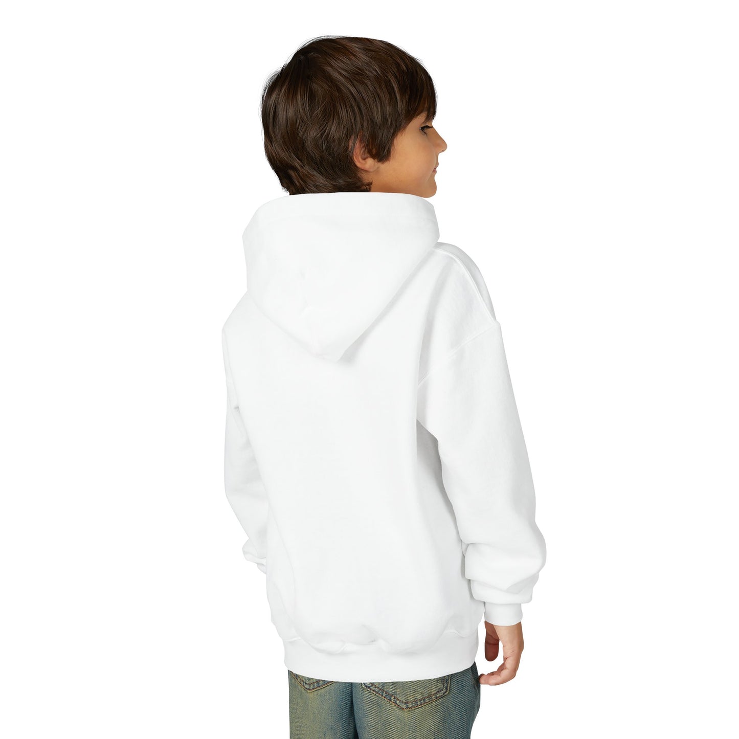 Youth Hoodie with Colorful Bear Art — Kids Graphic Animal Pullover
