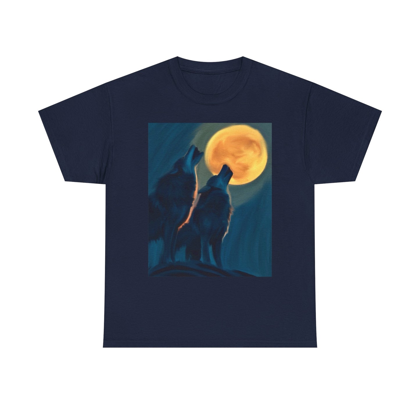 Wolf Moon T-Shirt — Howling Wolves Graphic Tee