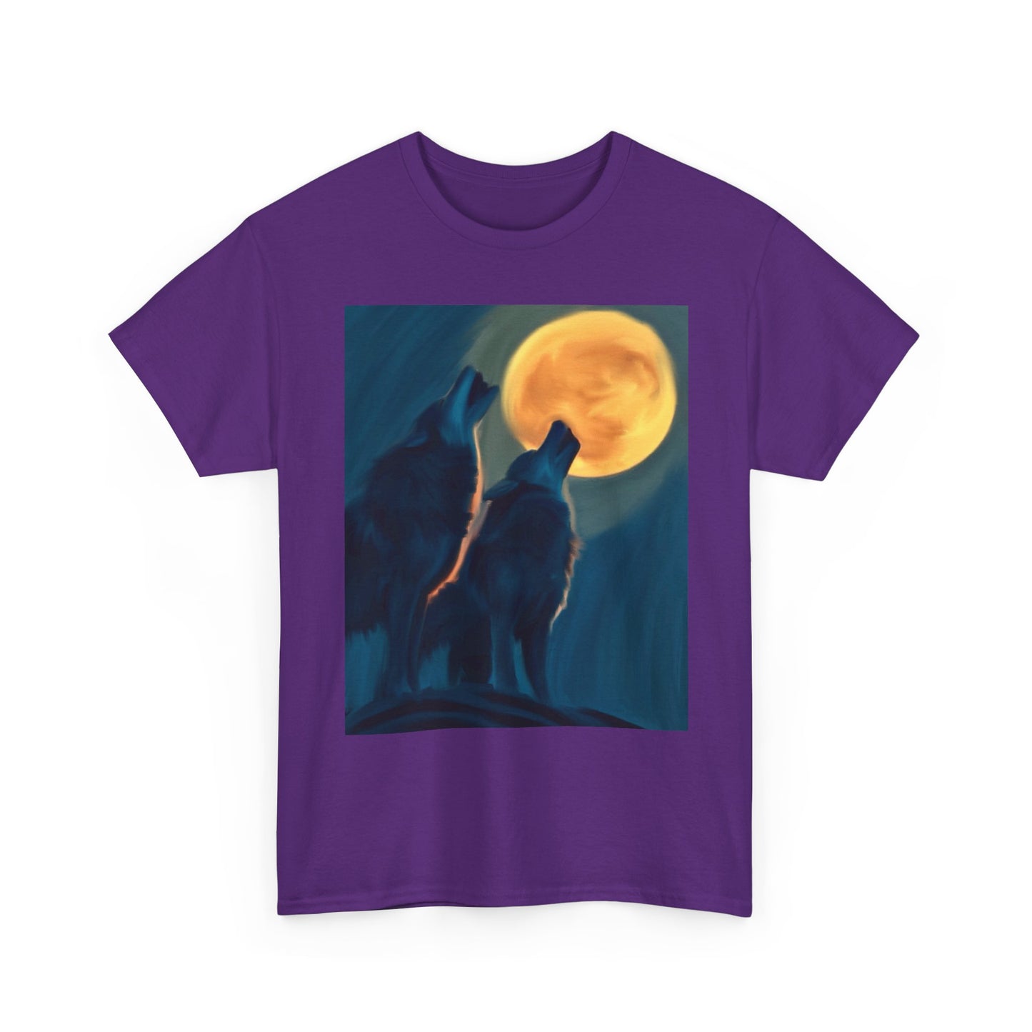 Wolf Moon T-Shirt — Howling Wolves Graphic Tee