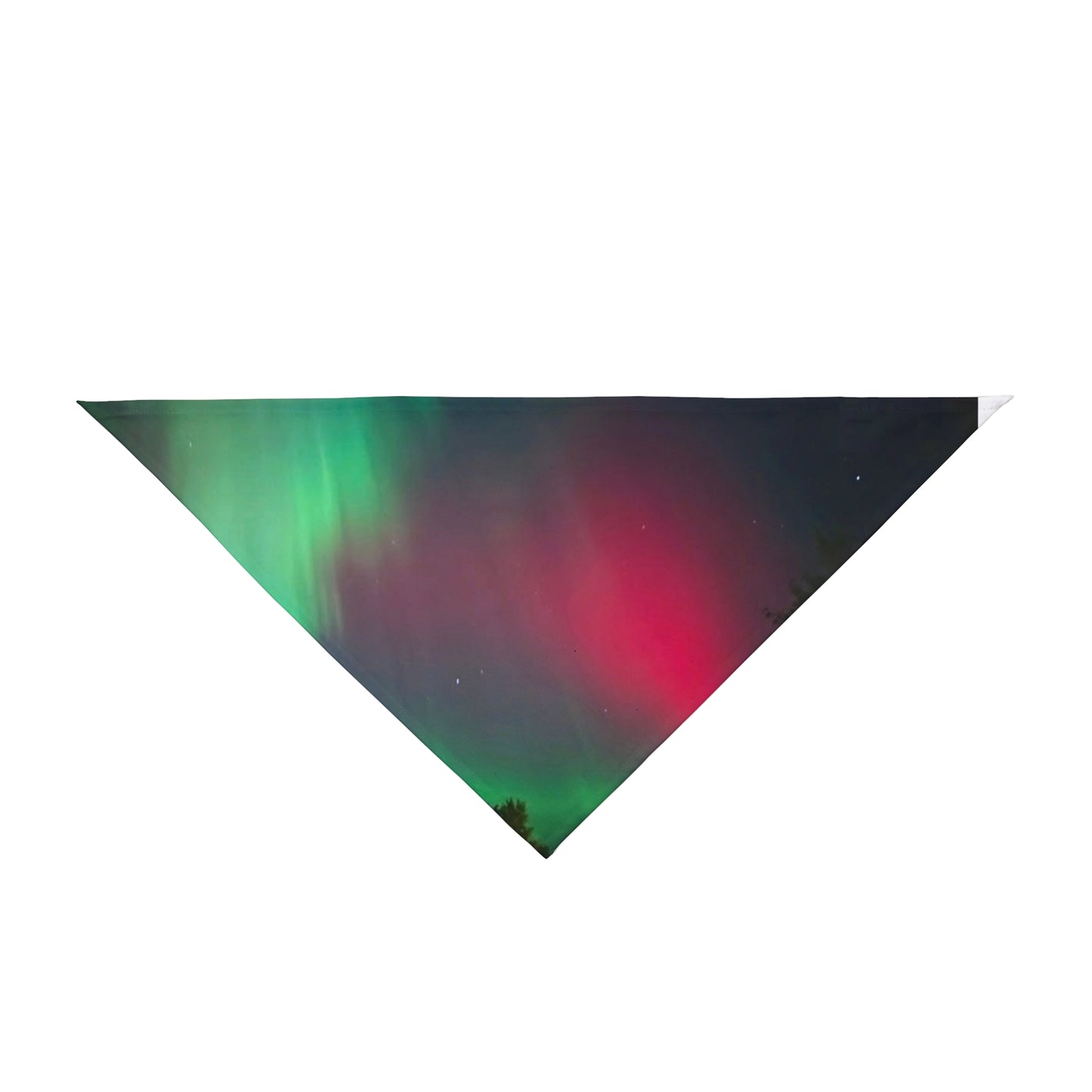 Aurora Night Pet Bandana — Northern Lights Dog & Cat Scarf