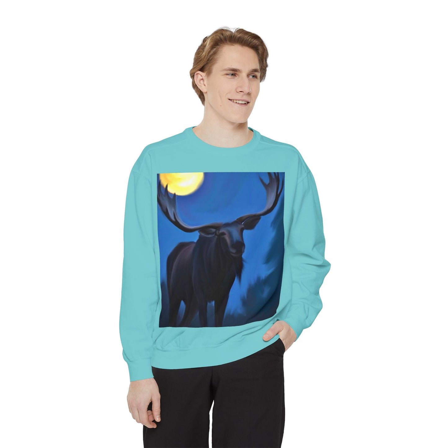 Moonlit Moose Sweatshirt
