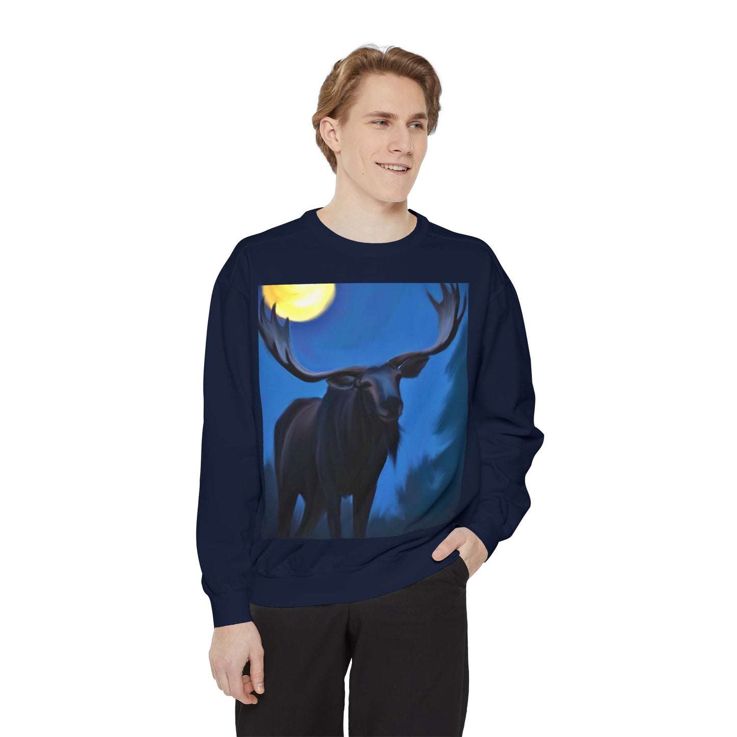Moonlit Moose Sweatshirt