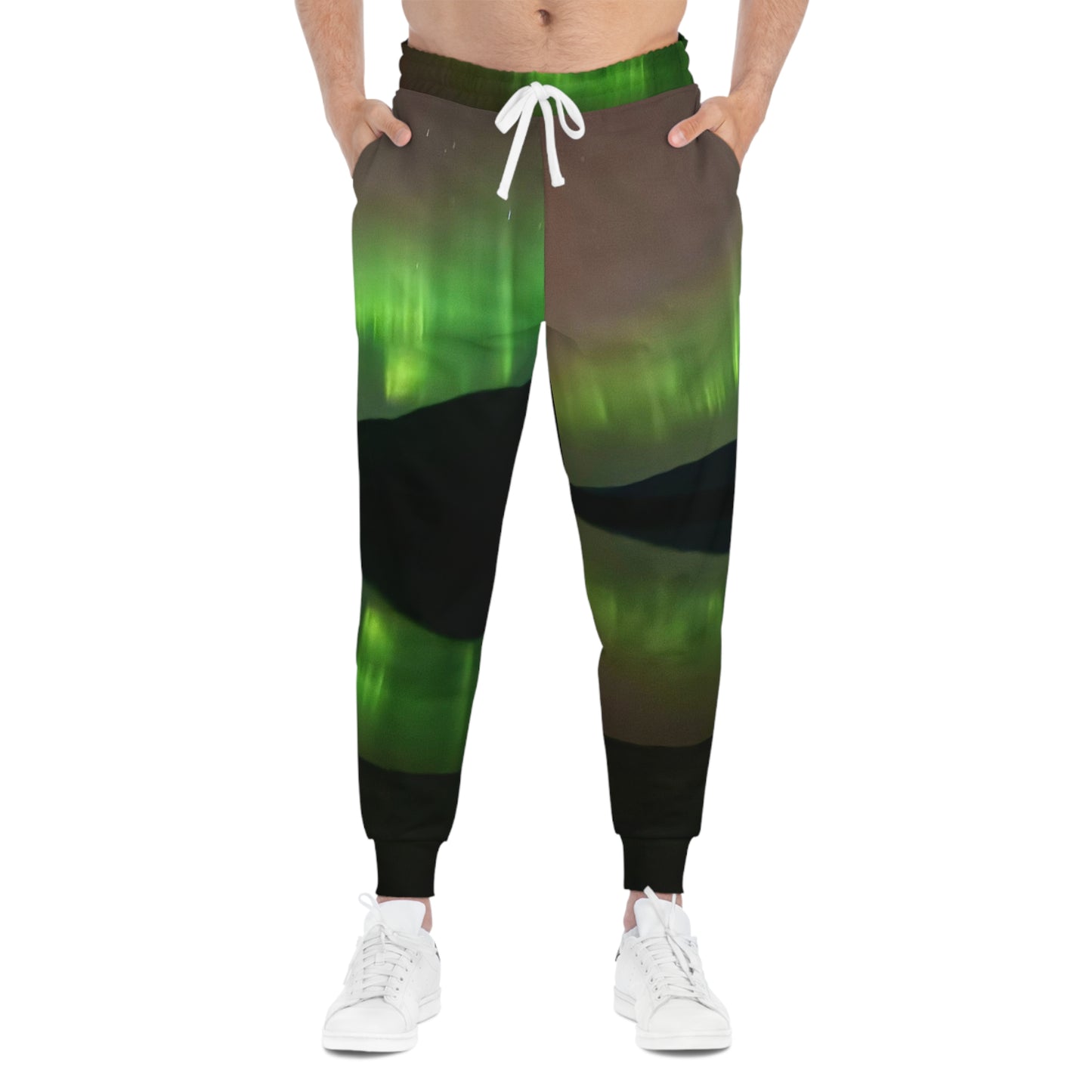Aurora Nightscape Joggers — Northern Lights Athletic Pants