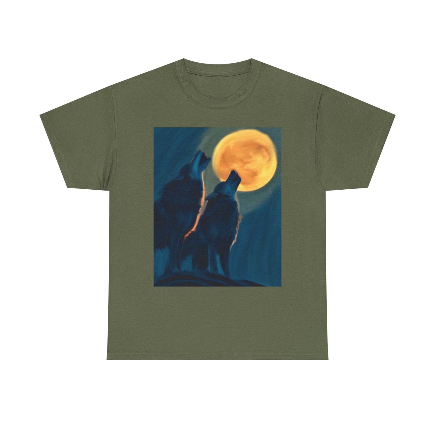 Wolf Moon T-Shirt — Howling Wolves Graphic Tee