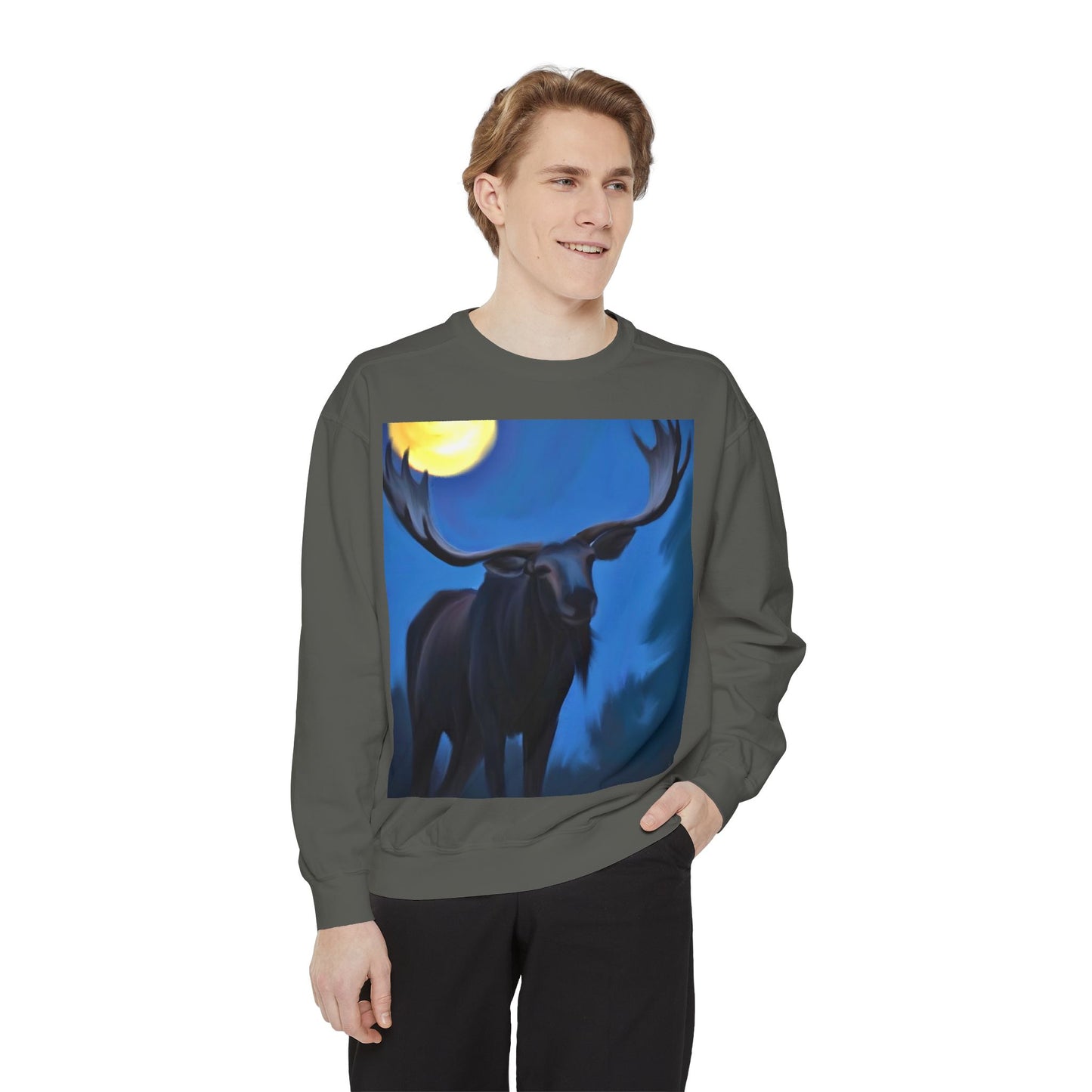 Moonlit Moose Sweatshirt