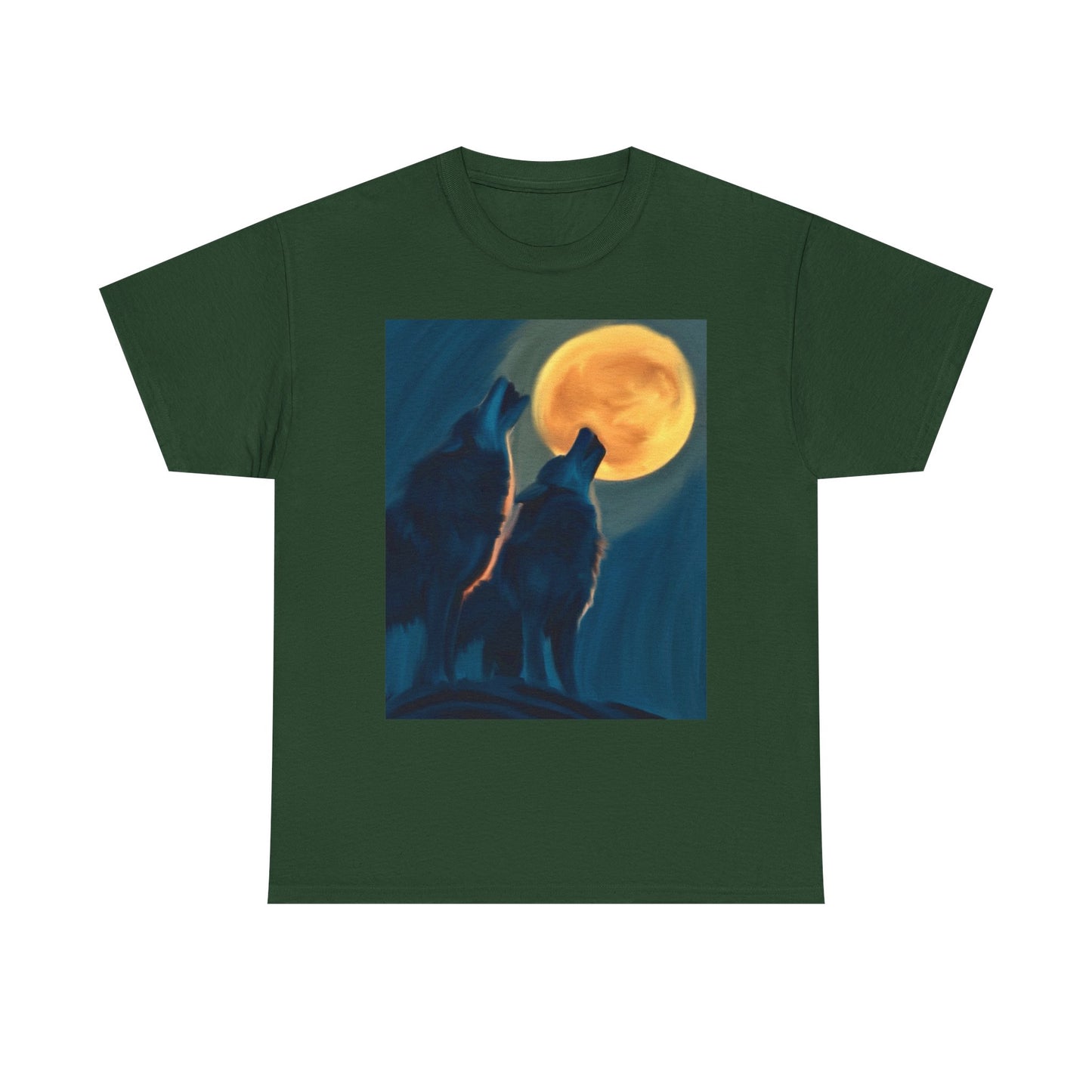 Wolf Moon T-Shirt — Howling Wolves Graphic Tee