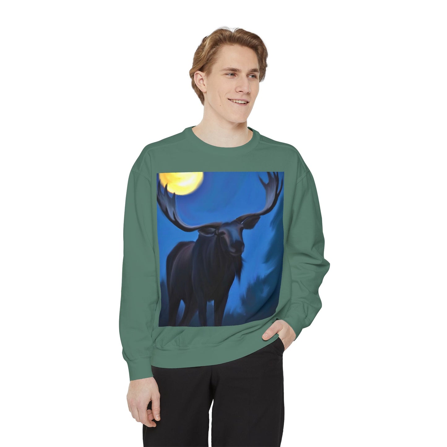 Moonlit Moose Sweatshirt