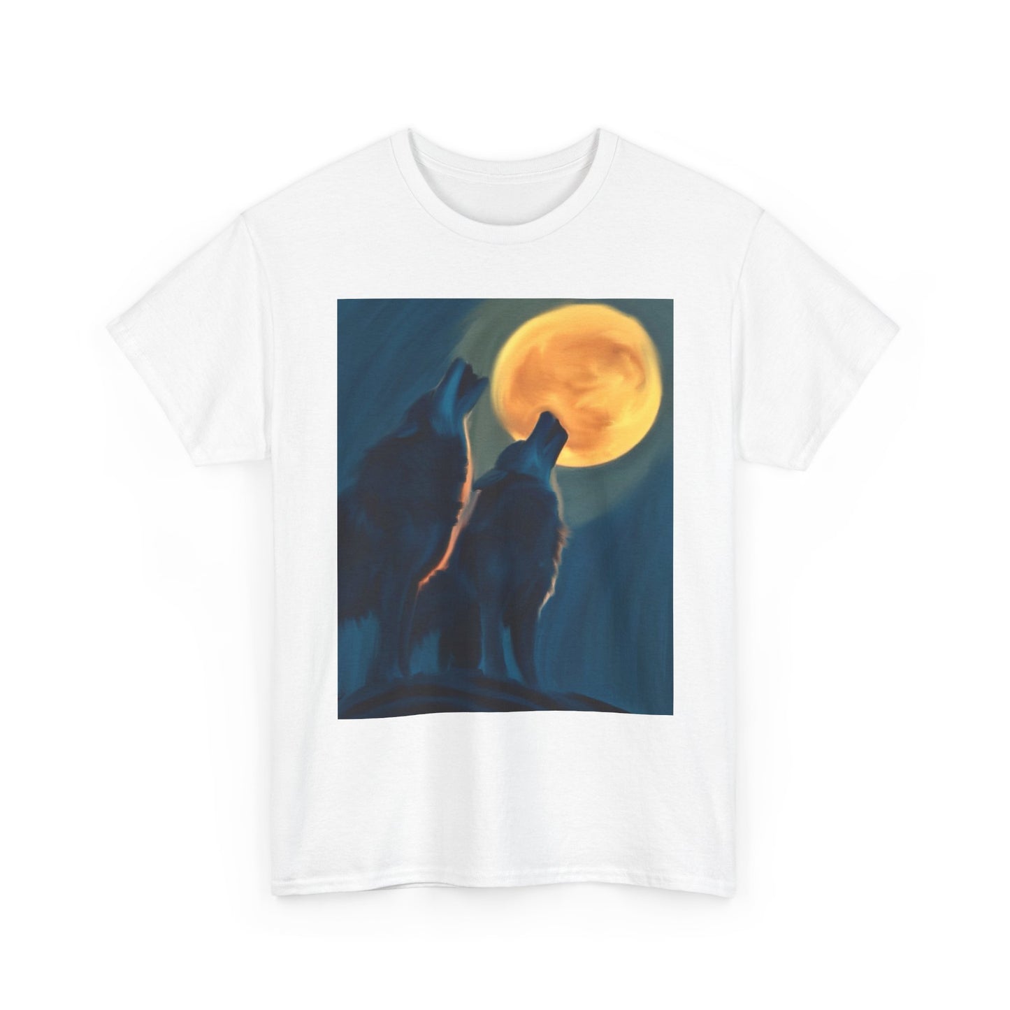 Wolf Moon T-Shirt — Howling Wolves Graphic Tee