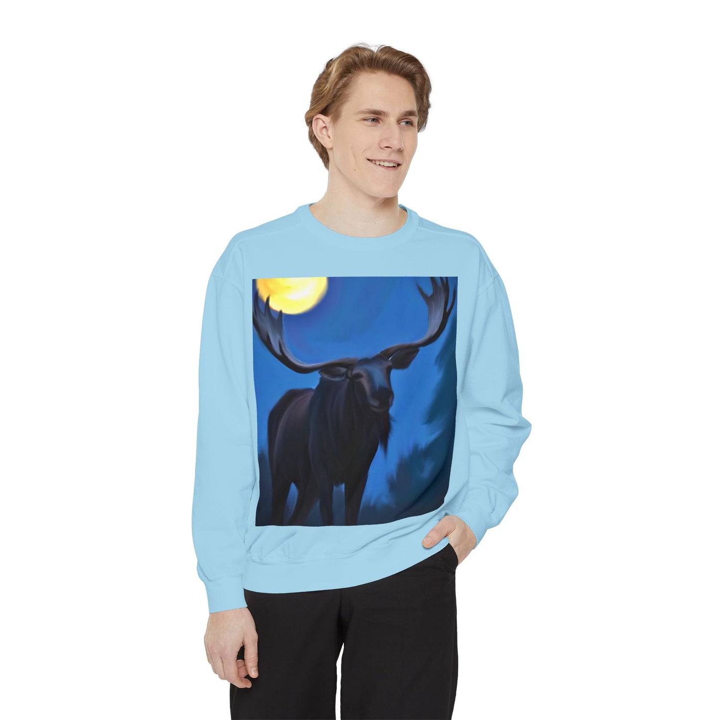 Moonlit Moose Sweatshirt