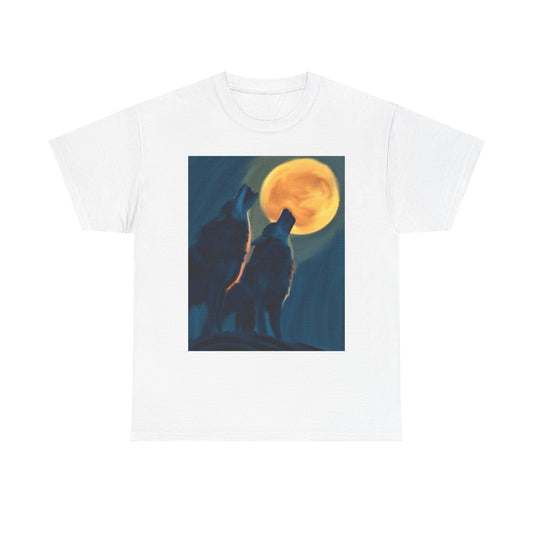 Wolf Moon T-Shirt — Howling Wolves Graphic Tee