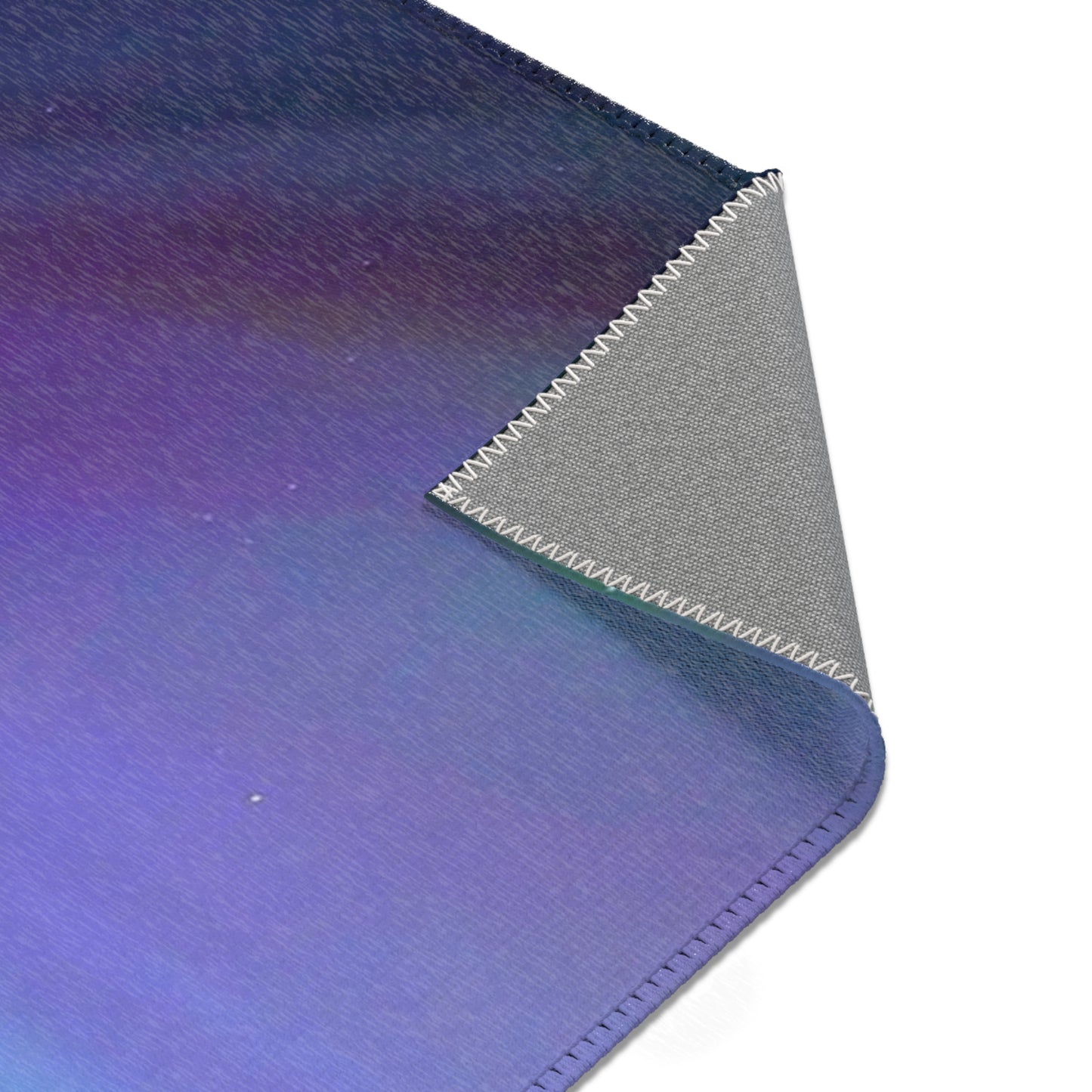 Aurora Gradient Area Rug — Northern Lights Inspired Blue & Purple Accent Rug
