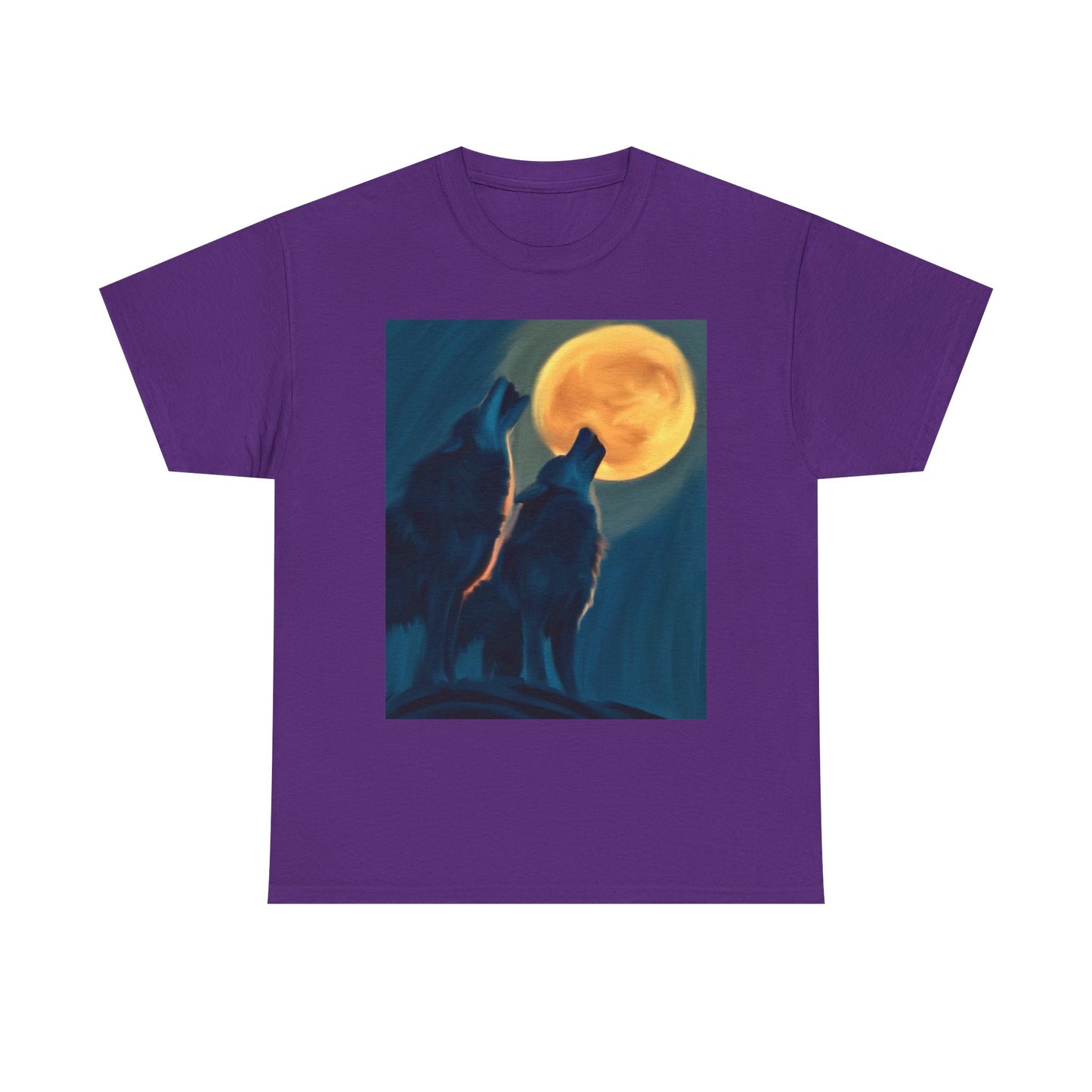 Wolf Moon T-Shirt — Howling Wolves Graphic Tee