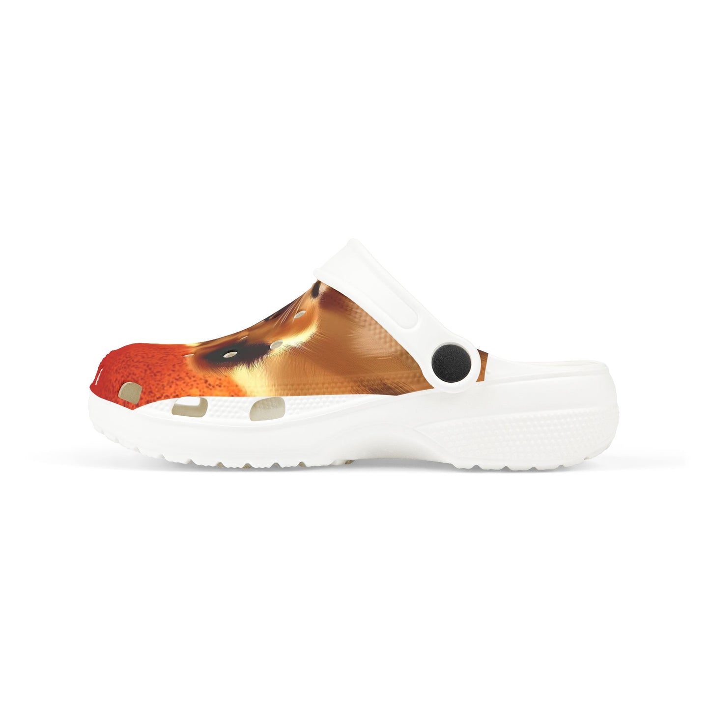 Kids Foam Clogs — Cute Brown Puppy Print Slip‑On Shoes