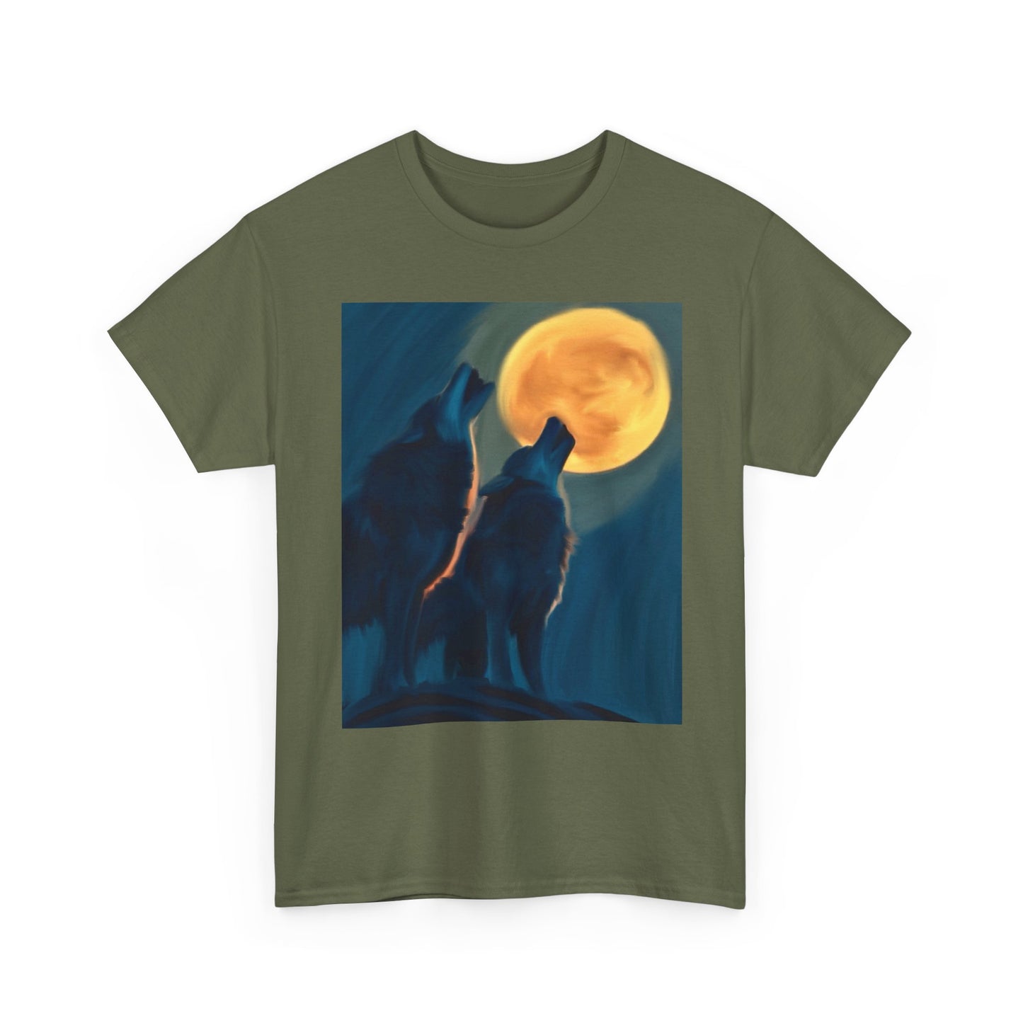 Wolf Moon T-Shirt — Howling Wolves Graphic Tee