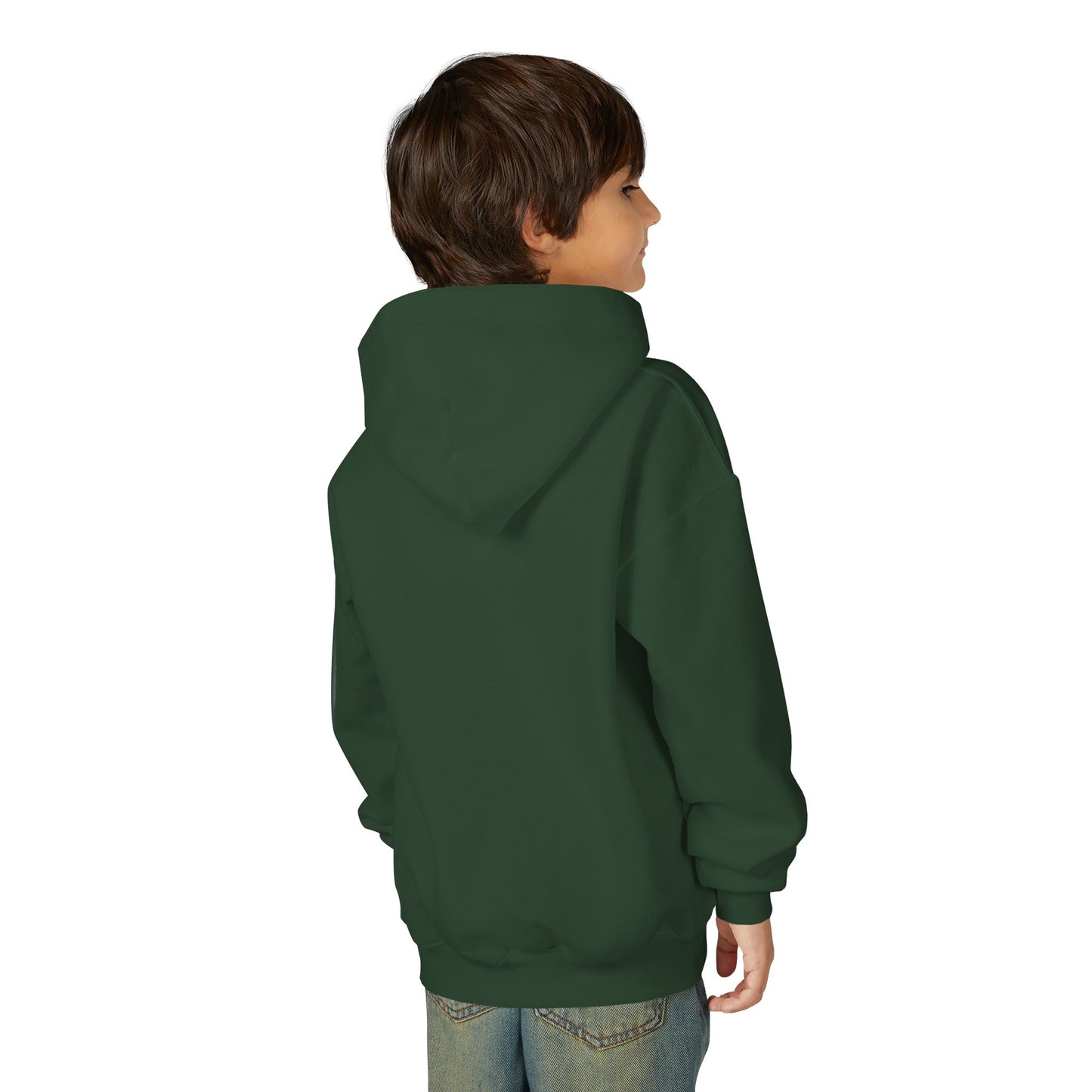 Youth Hoodie with Colorful Bear Art — Kids Graphic Animal Pullover