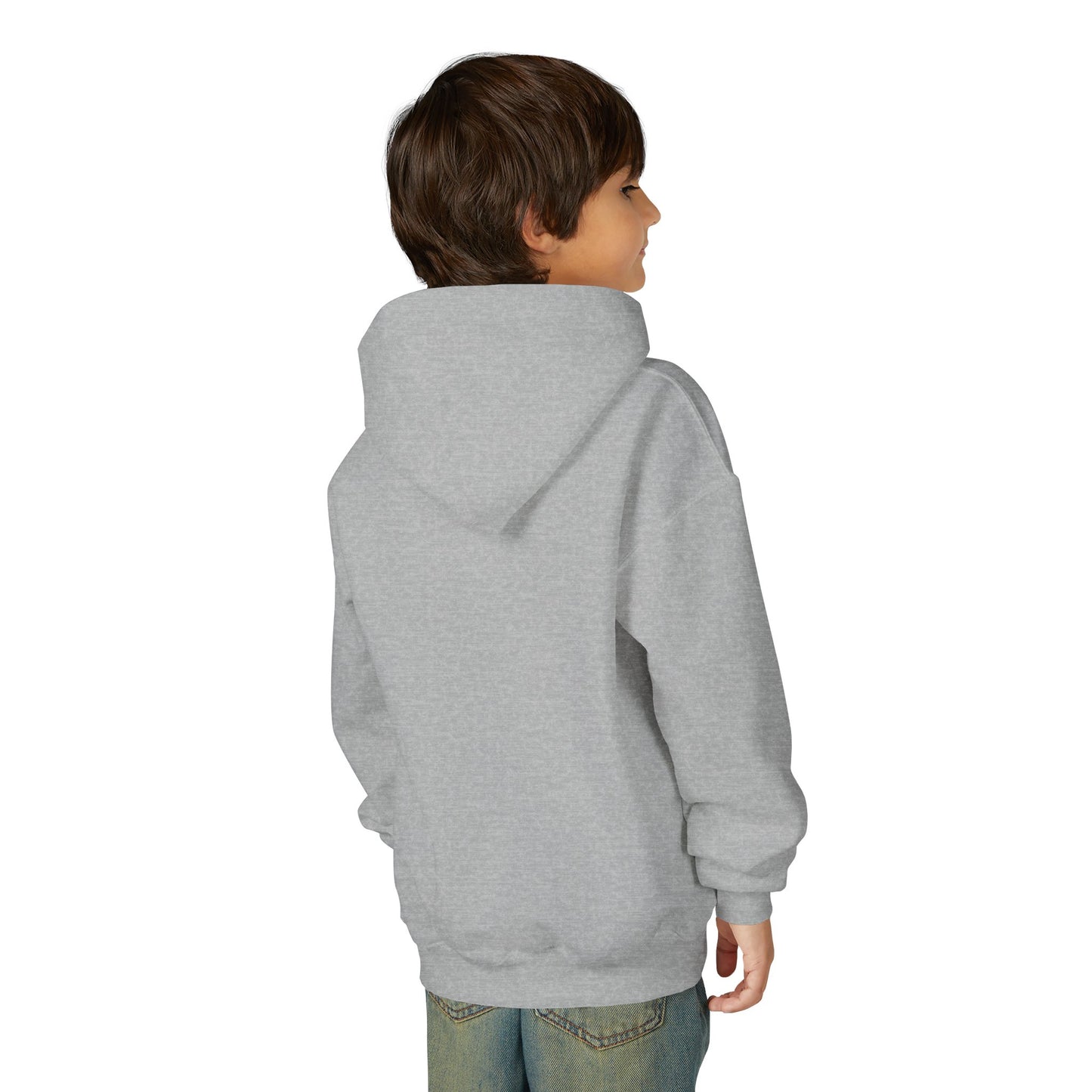 Youth Hoodie with Colorful Bear Art — Kids Graphic Animal Pullover
