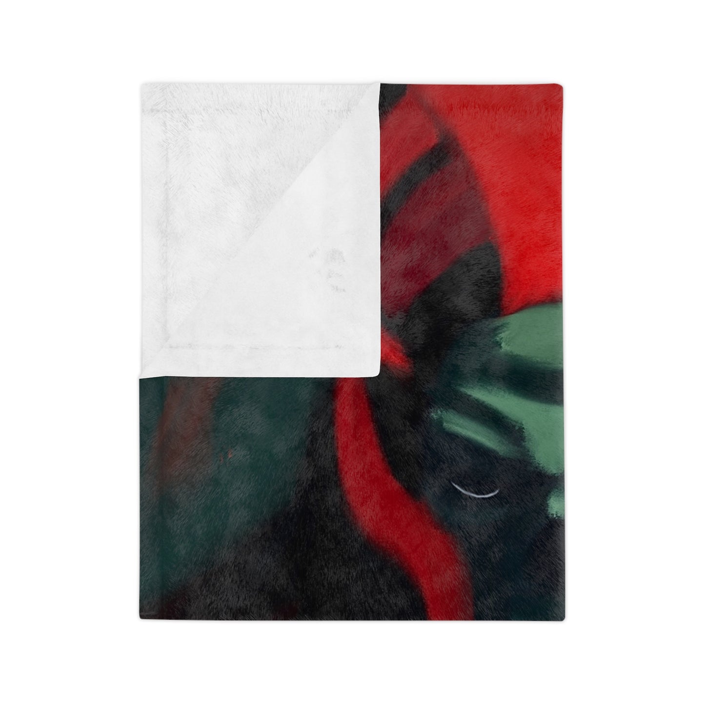 Demented Jester Velvet Blanket — Dark Horror Microfiber Throw