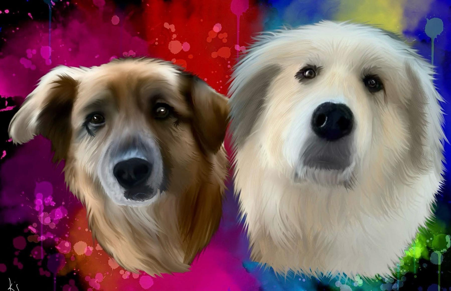 Custom pet portraits.